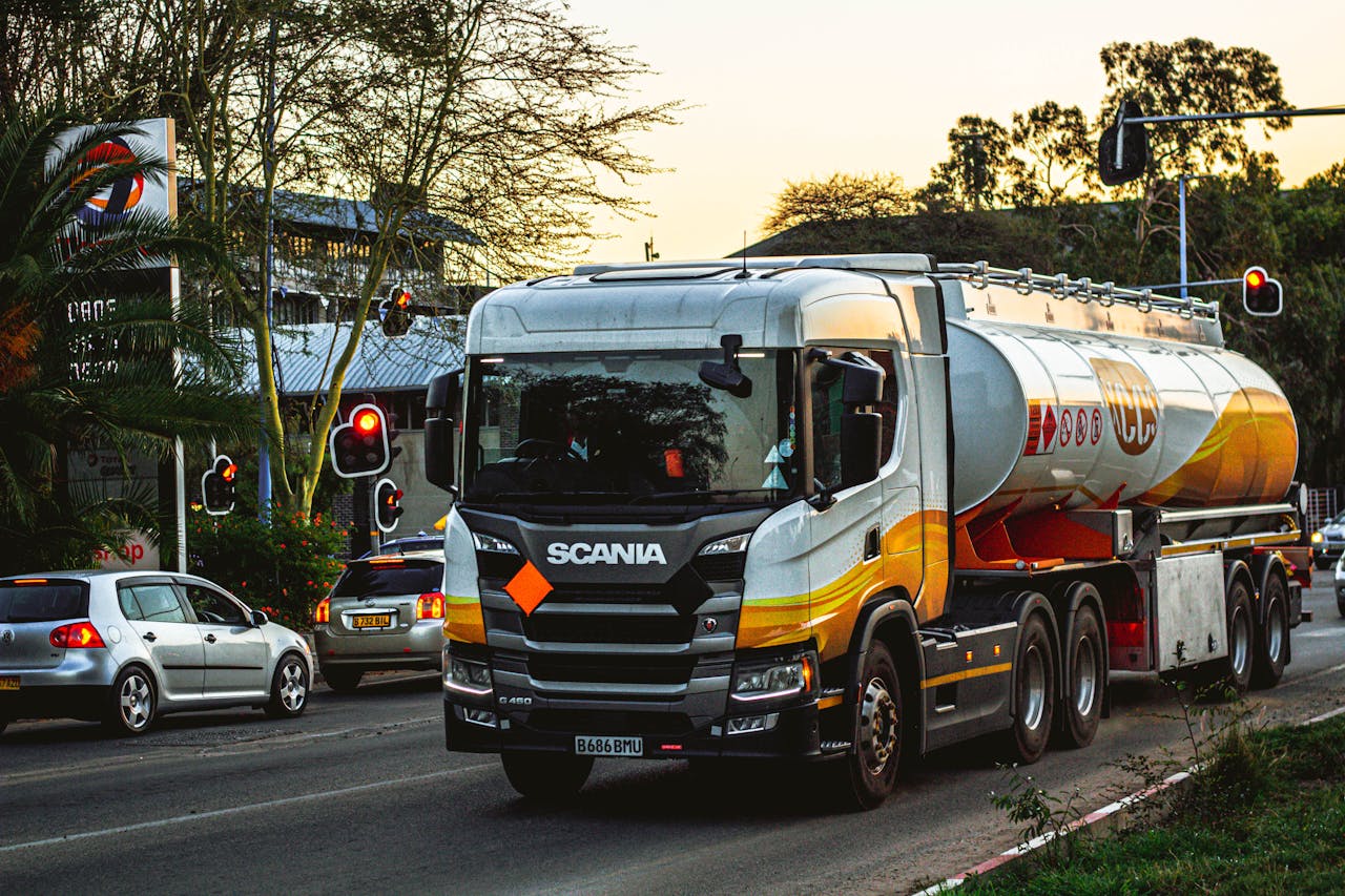 Tanker on Street